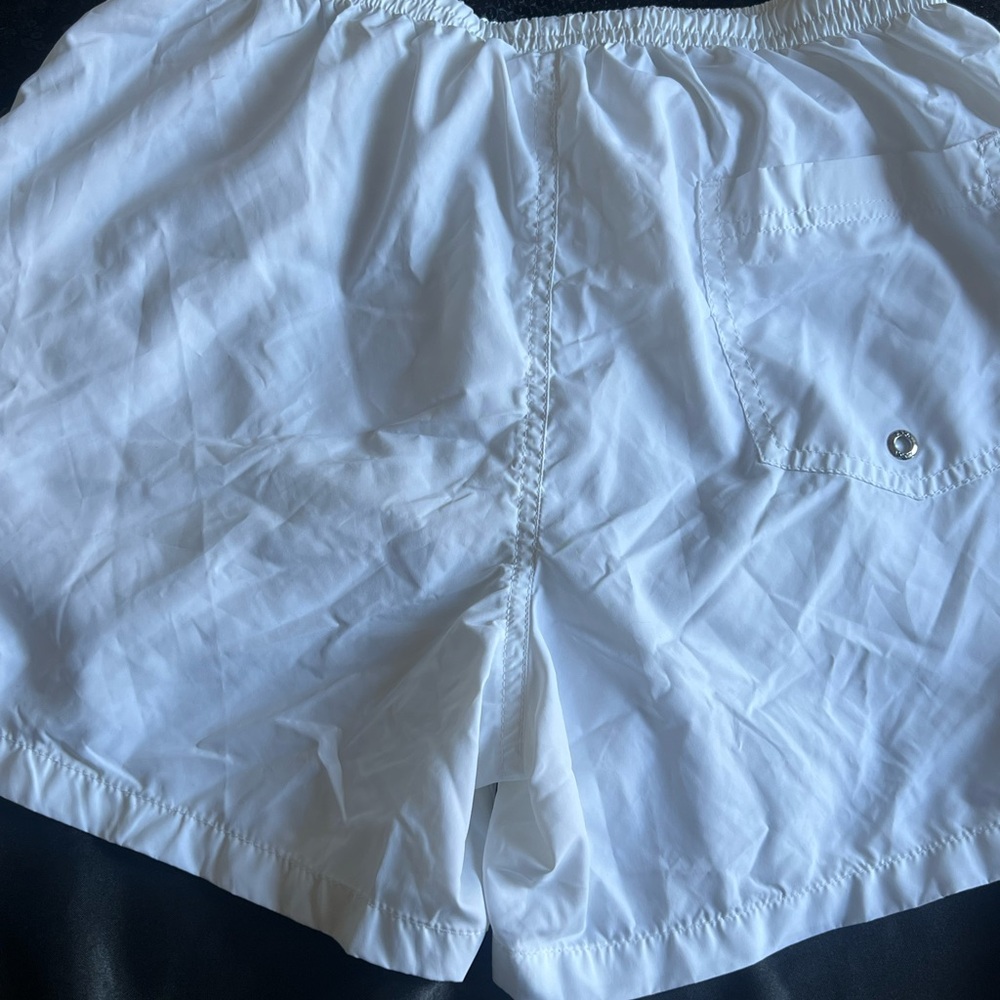 Zara White Athletic Shorts Lightweight Elastic Waist - Picture 8 of 8